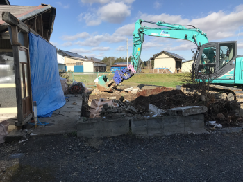 ⑨旧馬小屋解体2