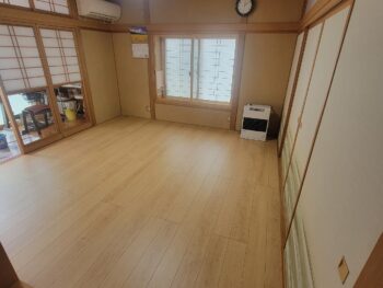 盛岡市Y様邸　畳からフローリング張替工事