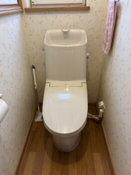 盛岡市　S様邸　便器交換工事　LIXIL　アメージュシャワートイレ　