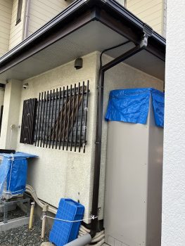 雨樋交換工事前後