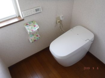 トイレリフォーム　便器交換工事　LIXILサティスGタイプ　盛岡市　Ｒ様邸　