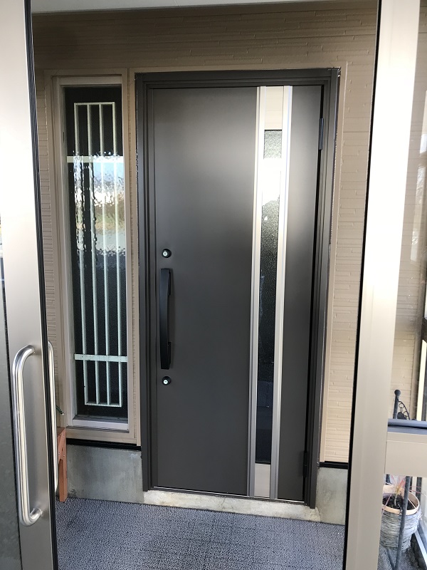 滝沢市 C様邸 玄関ドア、勝手口ドア交換工事 #LIXIL #リシェント