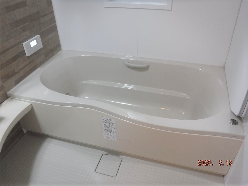 ユニットバス交換(給水配管入替、給湯機(追炊き)交換工事 矢巾町 K様邸